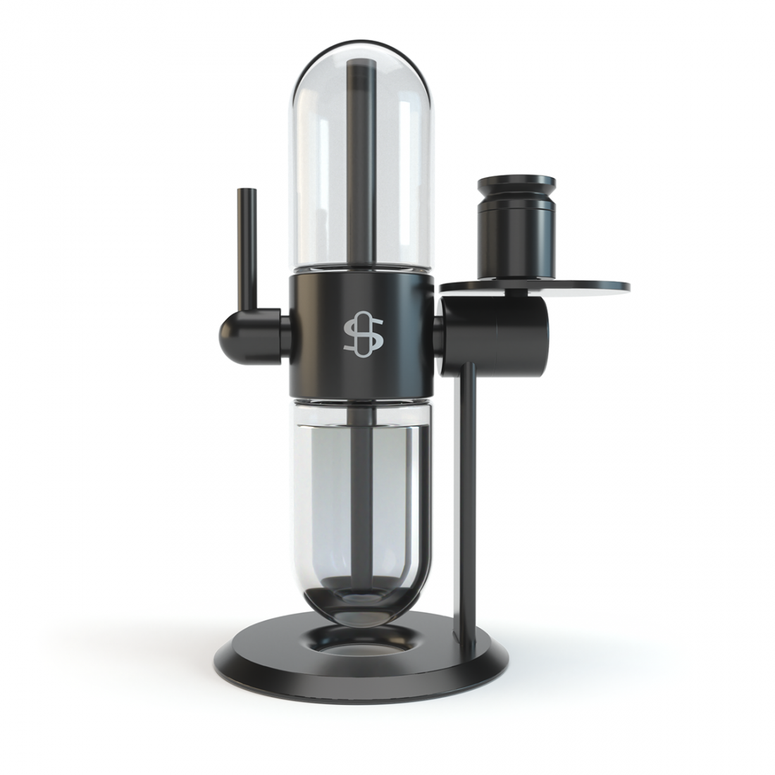 gravity-hookah-black-stundenglass gravity hookah black stundenglass