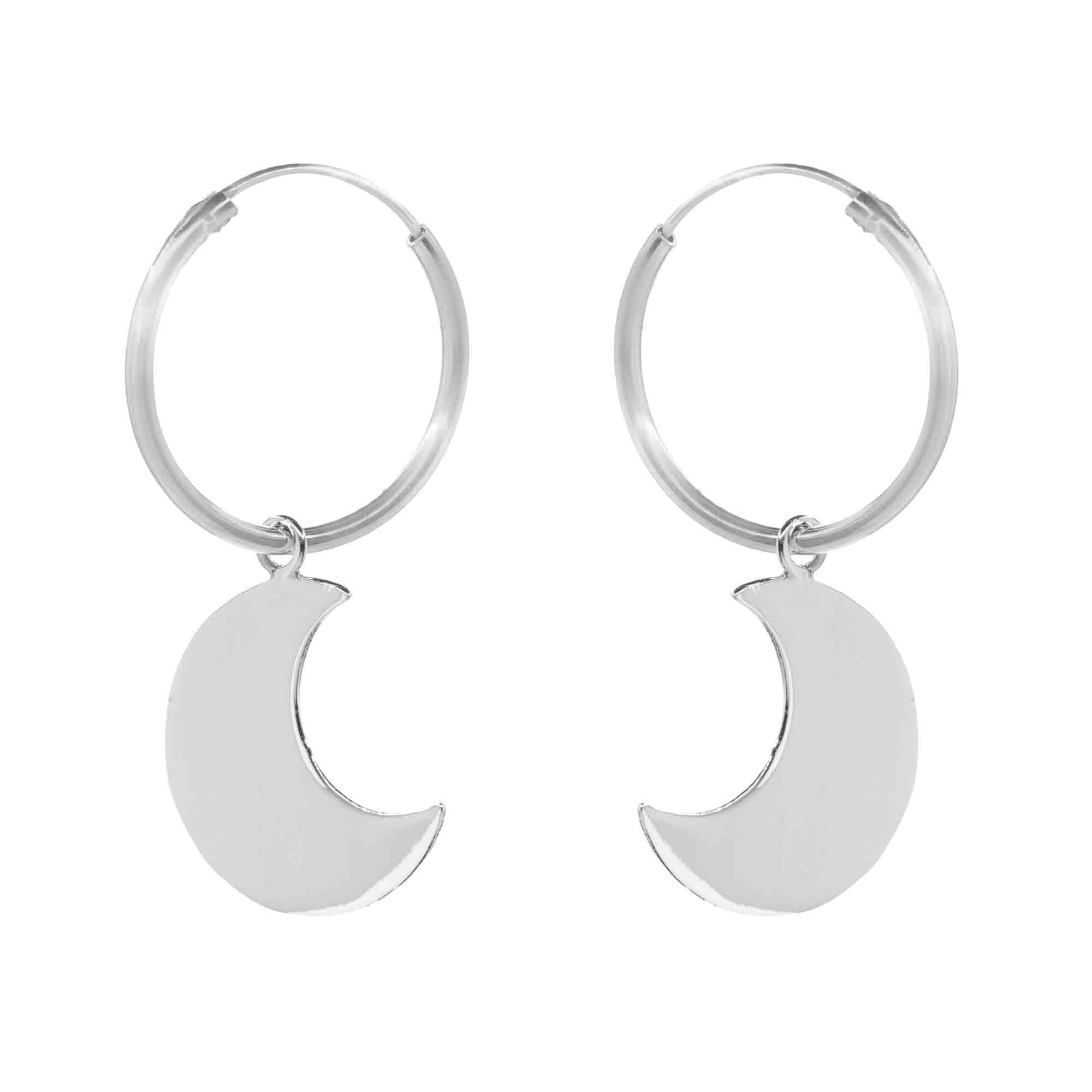 aros-de-plata-925-argollas-con-placa-de-luna-16-mm aros de plata 925 argollas con placa de luna 16 mm