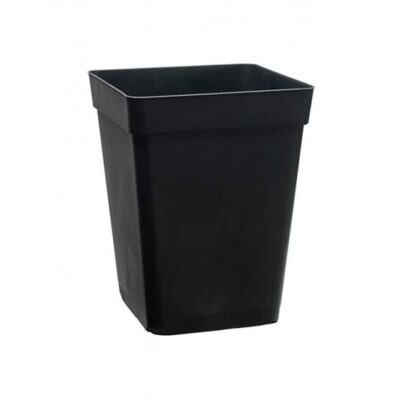 Inicio 23 maceta cuadrada negra 11 lts 23x23x26 cms 1